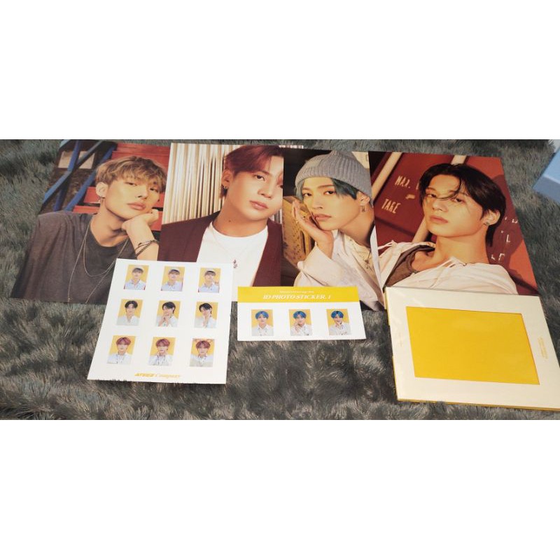 READY STOCK SHARING SG 2021 Paper Frame dan Grup Photo & MEMBER SET ATEEZ Season Greetings