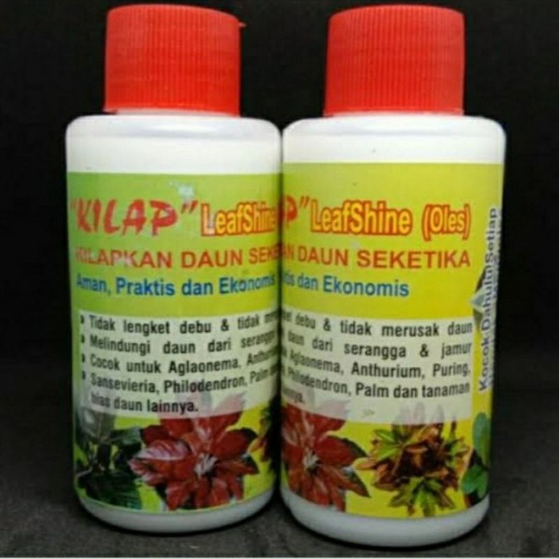 Pengkilap daun seketika LEAFSHINE pengkilap tanaman hias aglonema,keladi,monstera,tanaman daun lain