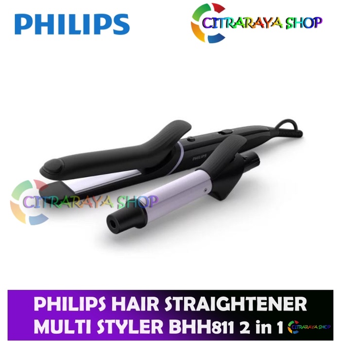 Philips Hair Straightener BHH811 2 IN 1 CATOK DAN KERITING  Penata Rambut Multi Styler  2 YEARS WARR