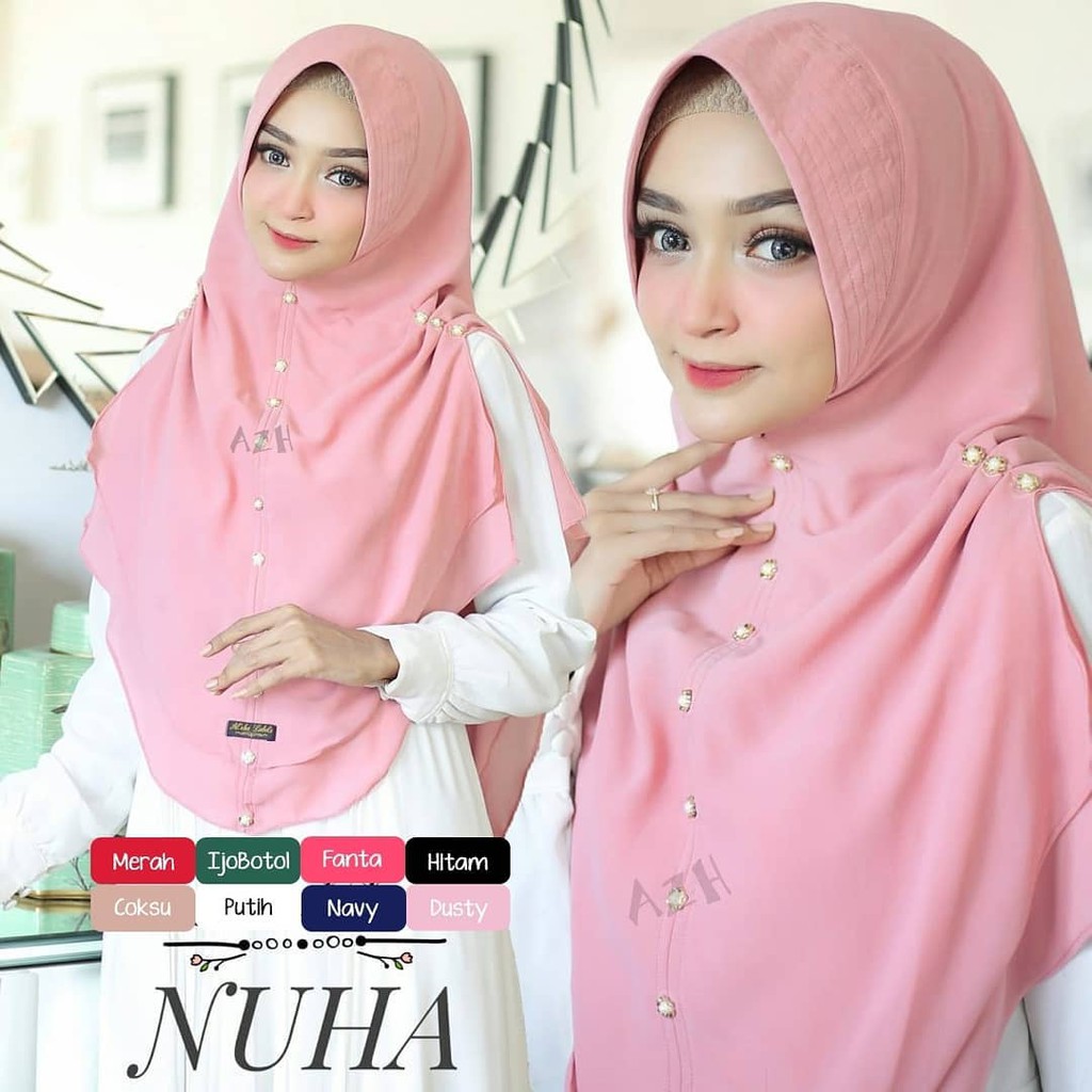 khimar/jilbab/hijab instan nuha
