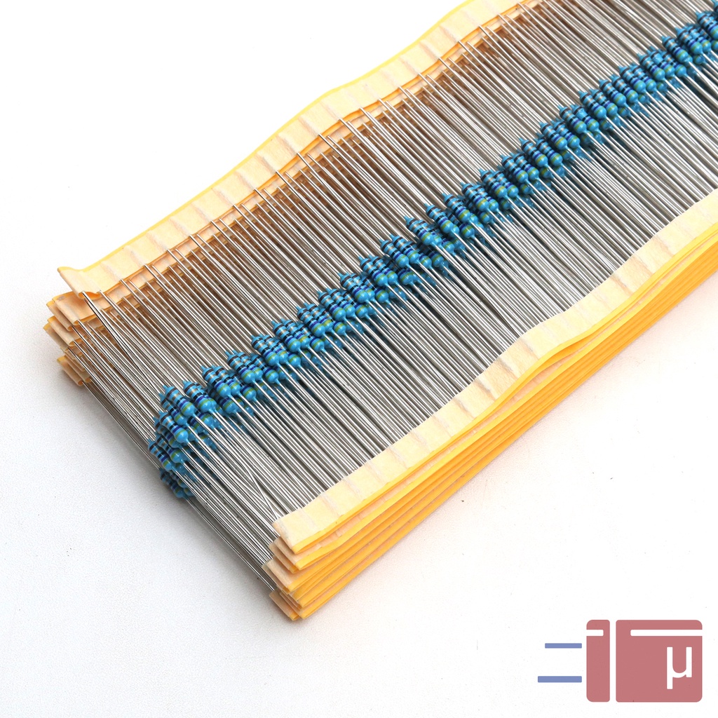 x10 Resistor 47R 47 Ohm 1/4W Metal Film 1% Taiwan Kaki Tembaga