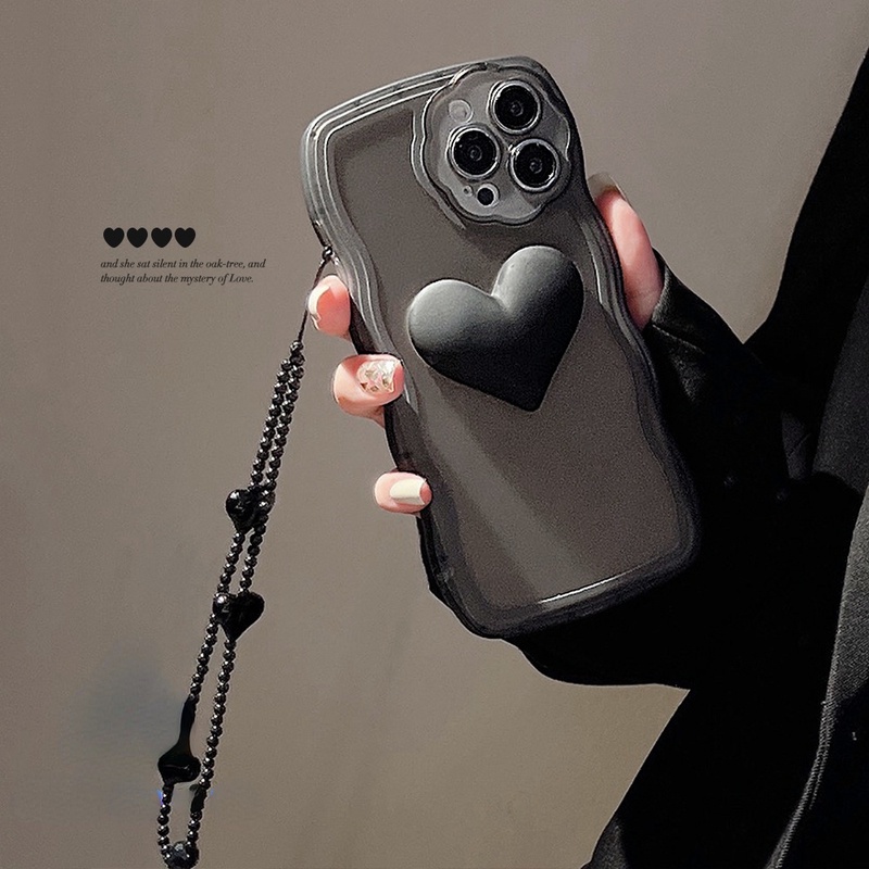 Soft case Hp Gambar Hati 3D Model Korea Untuk iphone 11promax / 12 / 13pro max / X / Xs max / XR / 7 / 8plus / se2020