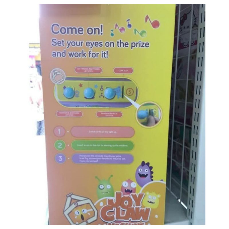 JOY CLAW machine Mainan Anak Mesin Capit boneka Grab Doll Machine