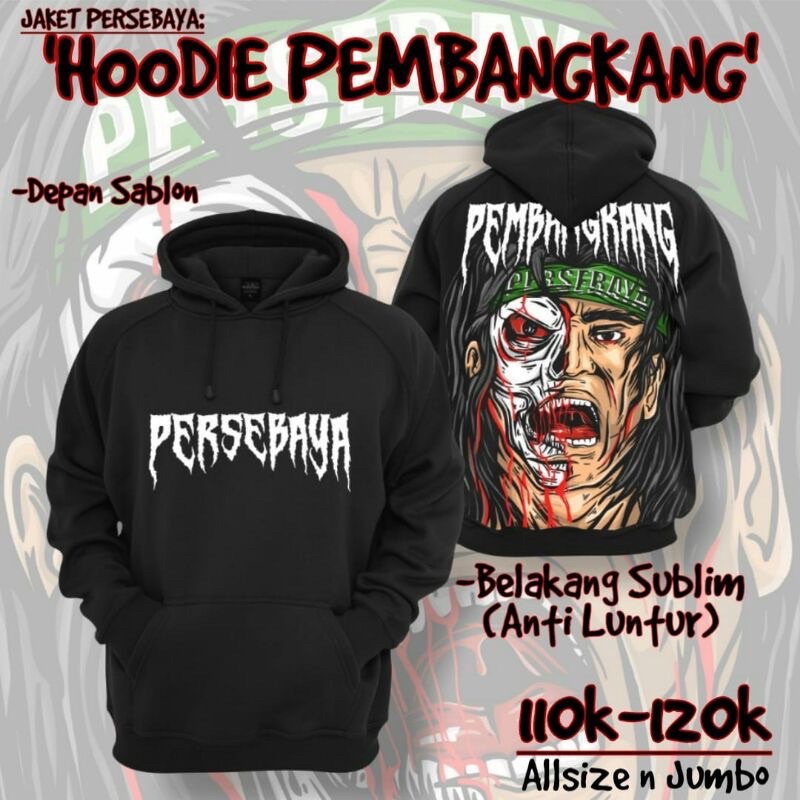 Hoodie Sweater Persebaya pembangkang