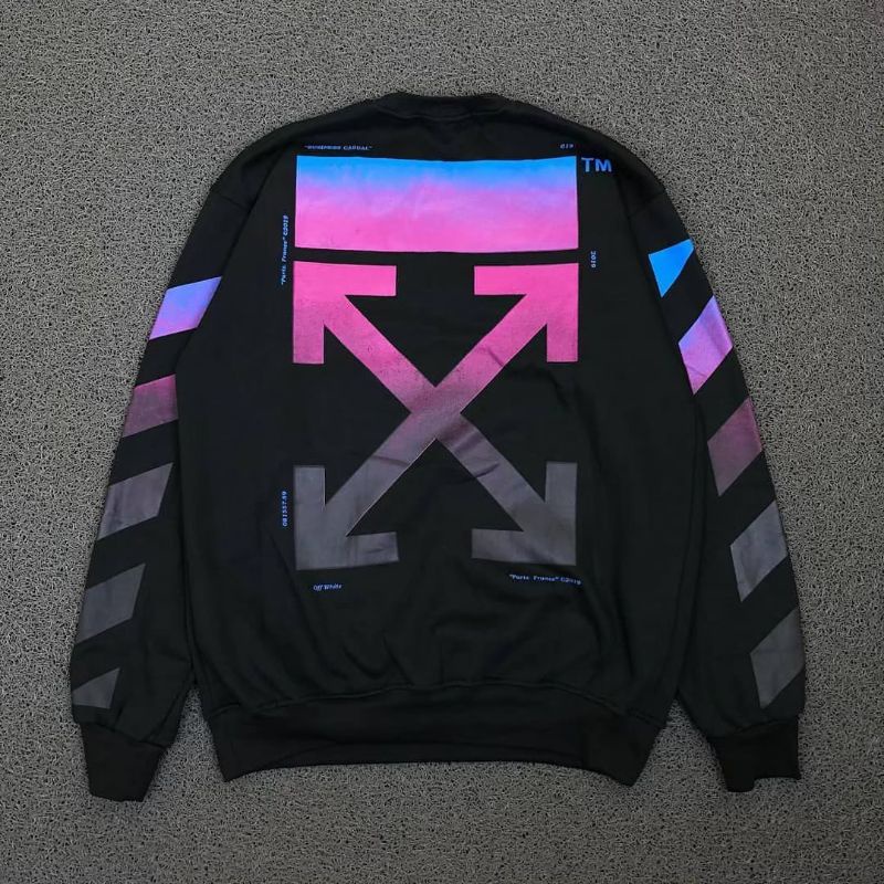 Crewneck off white & crewneck uniqlo & Sweater hoodie off white-3