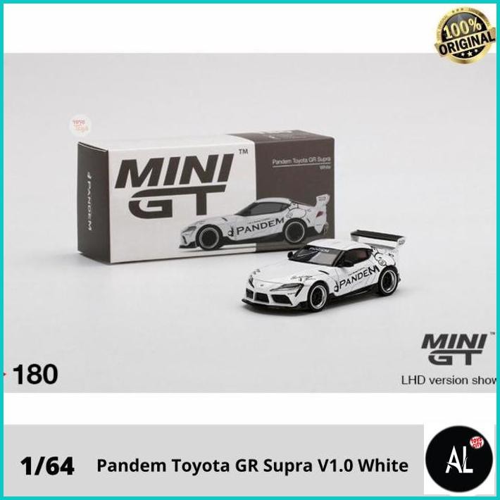 Al Minigt Pandem Toyota Gr Supra White Mini Gt