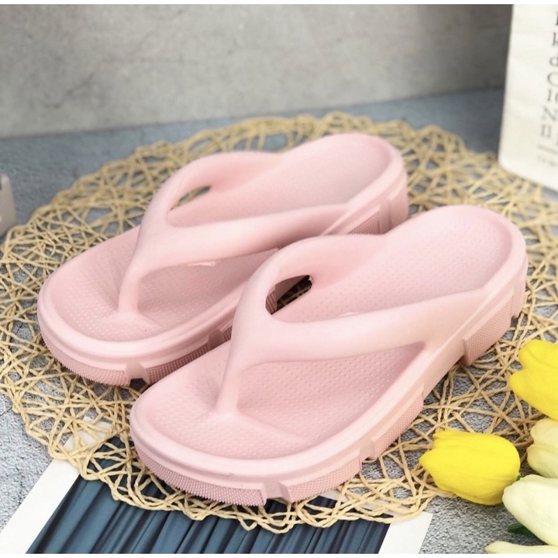 Wedges 8009 sendal wanita import realpict