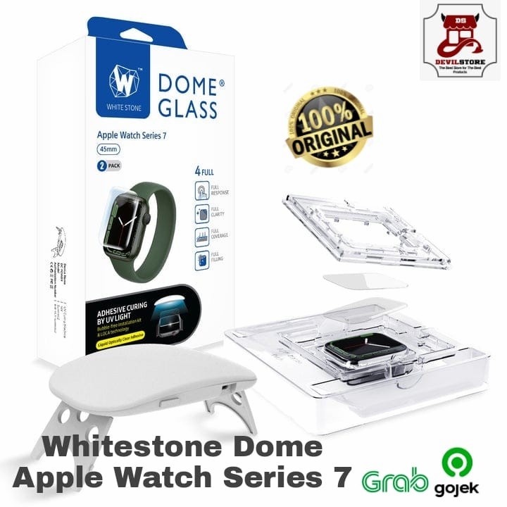 Whitestone Dome Glass Apple Watch Series 7 41mm / 45mm Tempered Glass