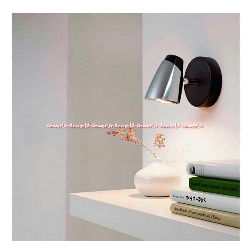 Eglo Spotlight LED Lampu Sorot 3W Silver Stainless Stell Spot Light Iglo Egllo Spotlights Egglo Warna Silver