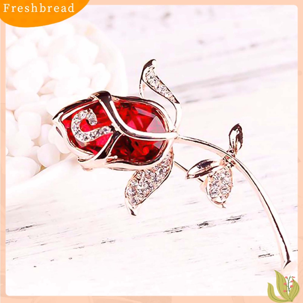 Fresh| Bros Bentuk Bunga Mawar Bahan Alloy Untuk Wanita