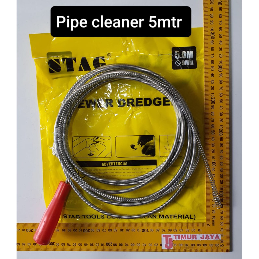 Pipe Cleaner 5 M Alat Pembersih Pipa Tersumbat MANUAL NANKAI