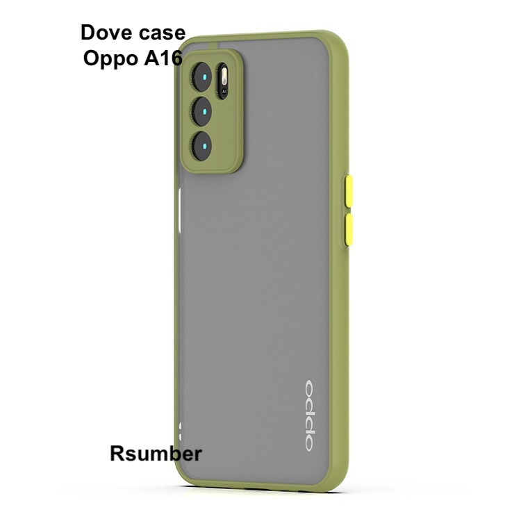 Case Dove Oppo A16 Frosted Camera Case Cover