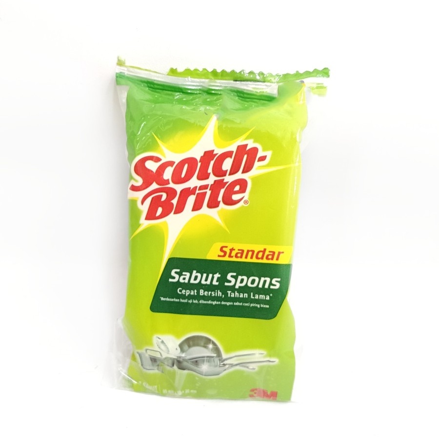 3M Scotch Brite Sabut Spons Cuci Piring Basic ID T36