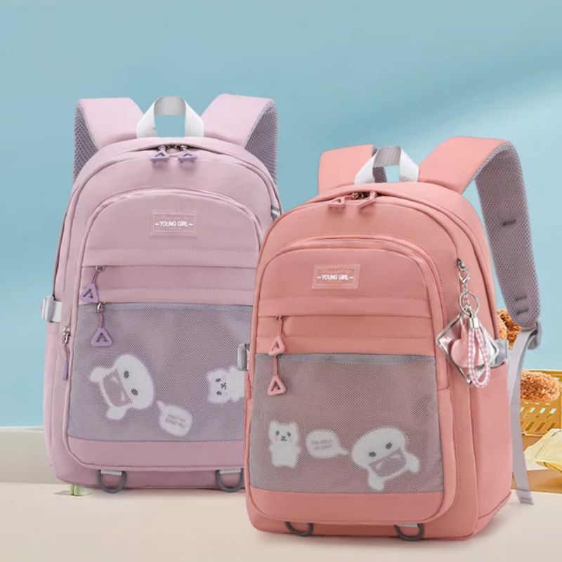 New Ransel anak perempuan kapasitas besar ghost cesper