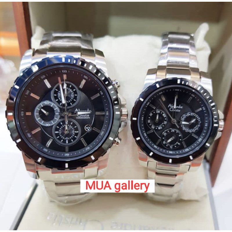 Jam tangan Couple /pria / wanita Alexandre Christie AC 6141