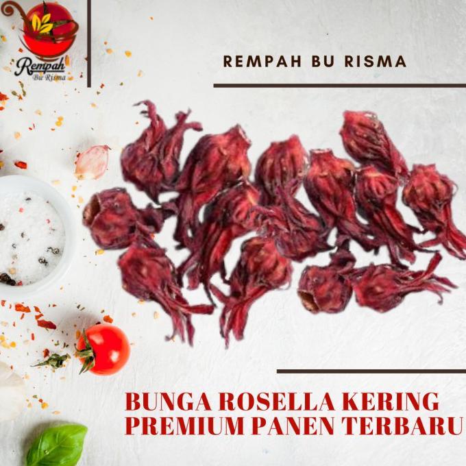 

[[BISA COD]] BUNGA ROSELLA MERAH KERING 1 KG HEMAT Kode 42