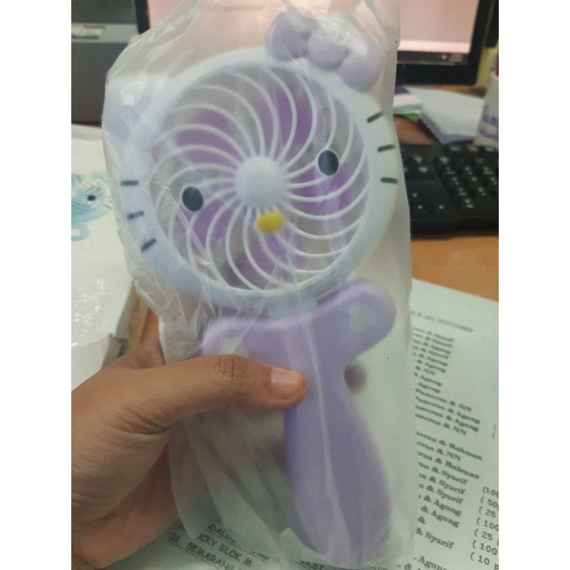 Kipas Angin 3 In 1  Kipas Genggam,  Duduk Jumbo Dan Led Rechargeable