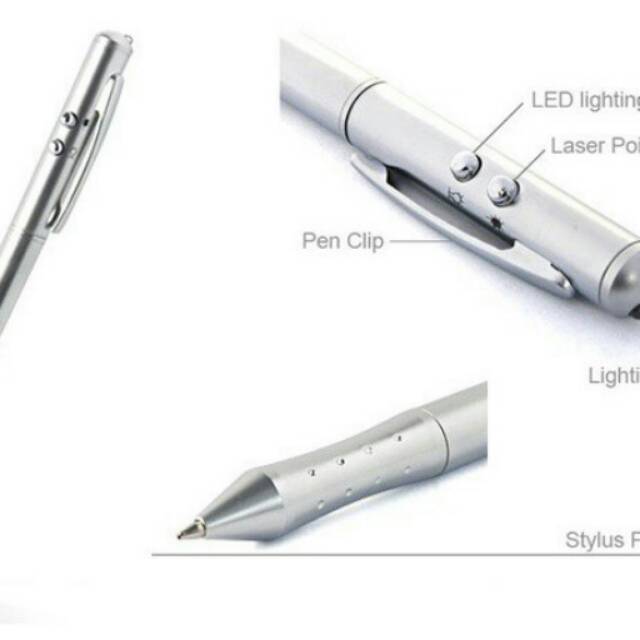 

Bolpen/pulpen 3 in 1 Multi fungsi