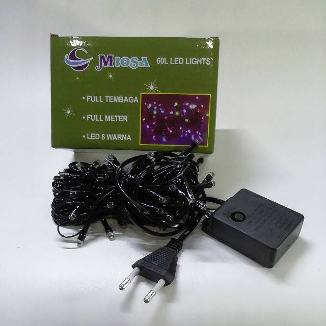 Lampu Hias Natal MS-60 LED SF-60 / Tumblr Light / LED Kabel Hitam