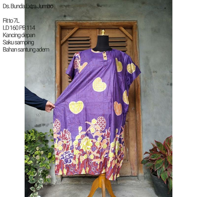 daster jumbo murah LD 160/daster kekinian/daster busui