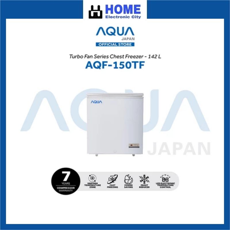AQUA JAPAN CHEST FREEZER AQF-150TF GARANSI RESMI