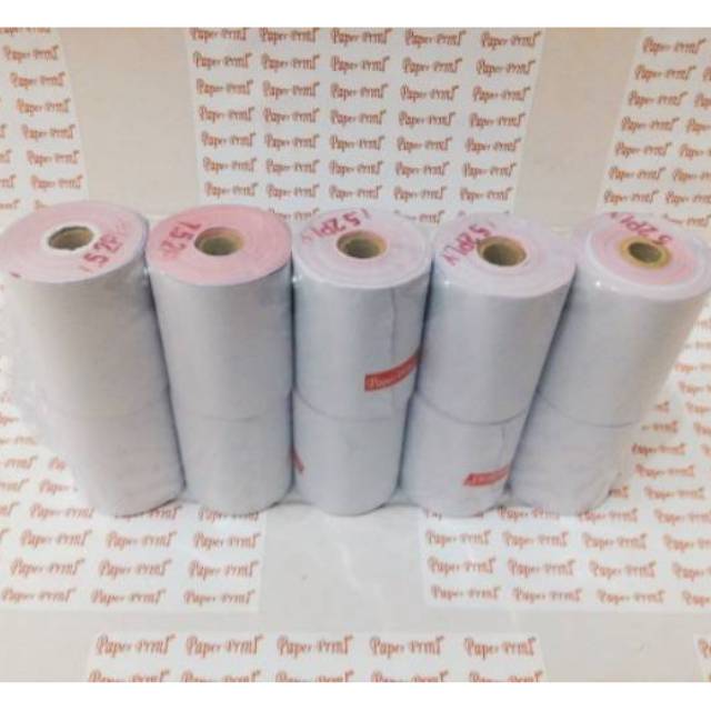 Kertas struk kasir HVS 2ply 75x65 paper prins