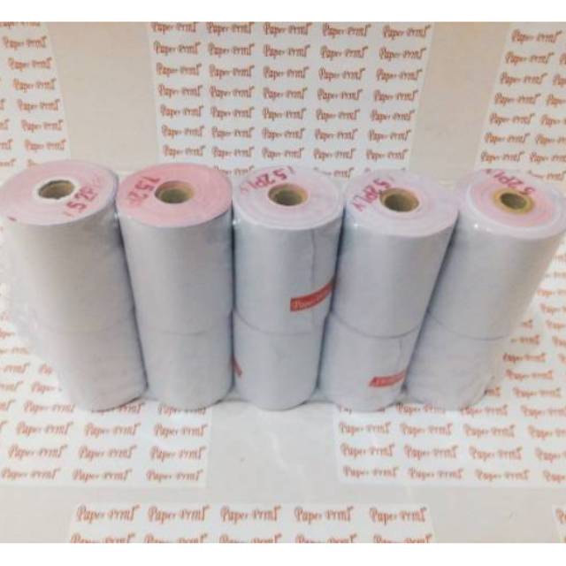 Kertas struk kasir HVS 2ply 75x65 paper prins