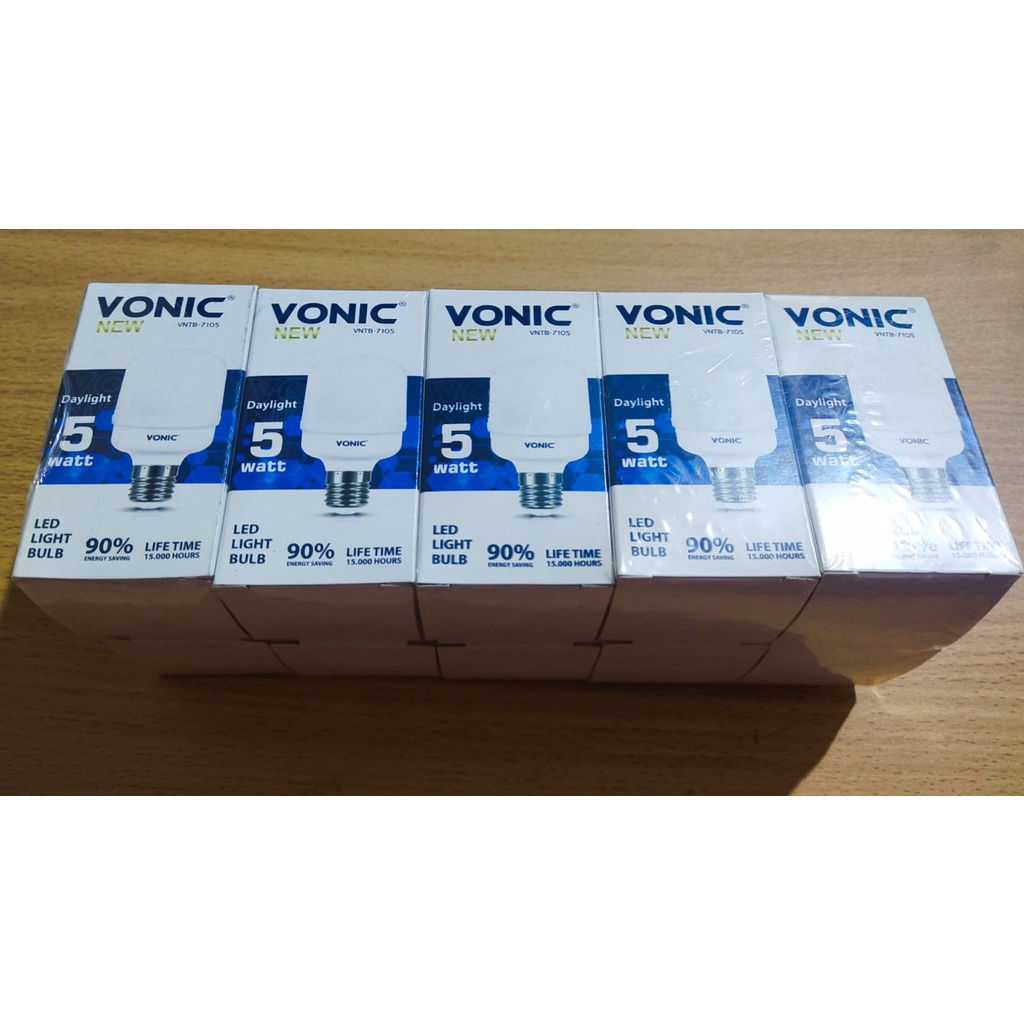 Lampu Bohlam LED Vonic 5watt awet