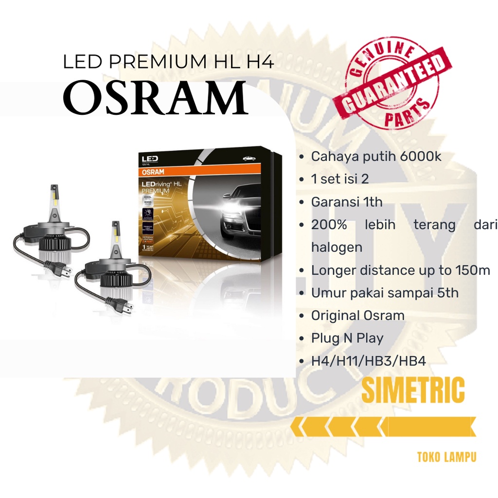 Jual LAMPU LED MOBIL H4 OSRAM - LAMPU LED H4 OSRAM - LED MOBIL OSRAM ...