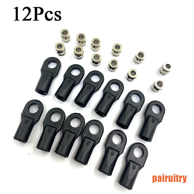 【PRT】12Pcs Rod End Link Linkage Balls Joint Head for 1/10 RC Car Crawler Axial