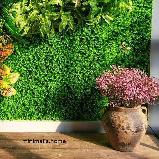 ➾ Rumput Dinding Sintetis Daun Hias Sintesis Dekorasi Dinding Artificial Rumput Plastik ➥