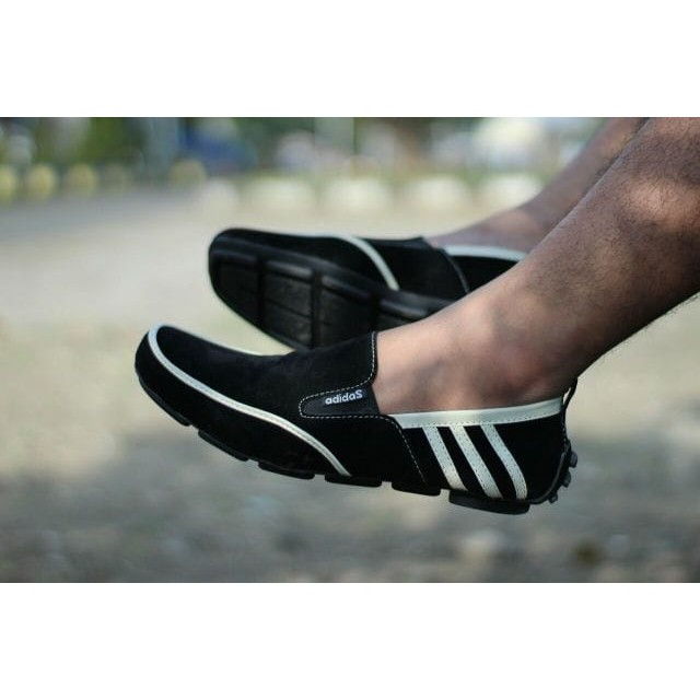 ADIDAS !!! sepatu pria adidas dembelle hitam abu coklat