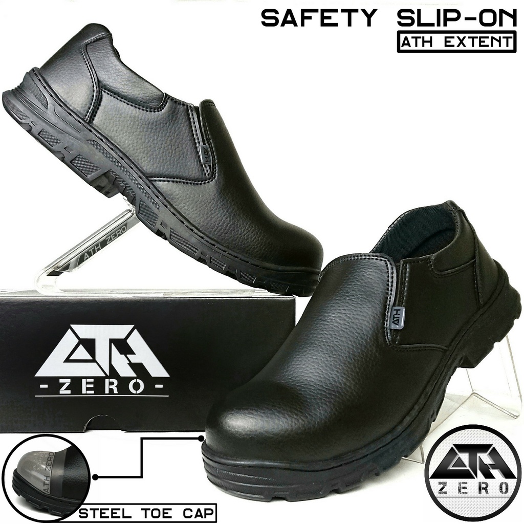 Sepatu Safety Slop Safety Slip on Sepatu Kerja safety Selop Safety Shoes Septy Tanpa Tali Slip-On Septi Slip On Savety Sepatu Industri Proyek Septy Sepatu Sefty Pria