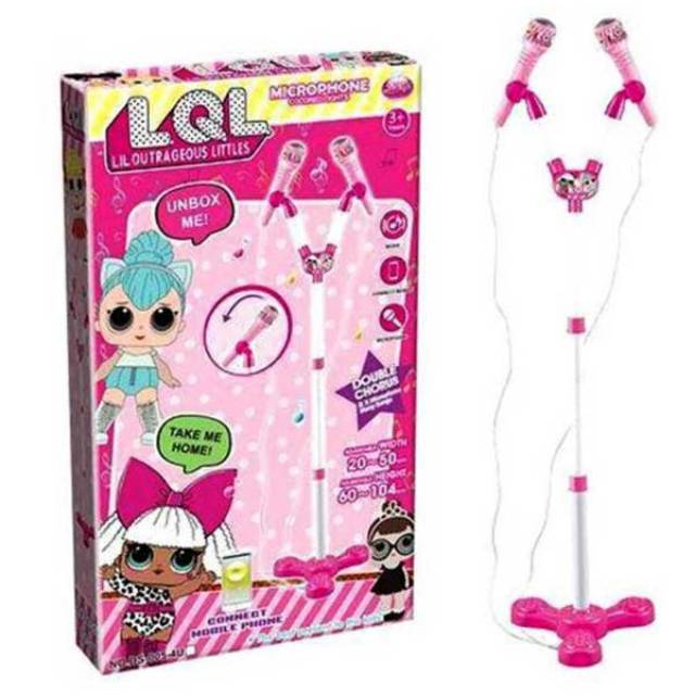 MAINAN MIC MICROPHONE DOUBLE LOL - DS-005-4U