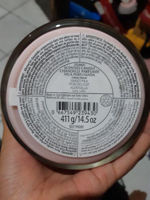 Bath And Body Works 3 Candle Wick - Sweet Pea