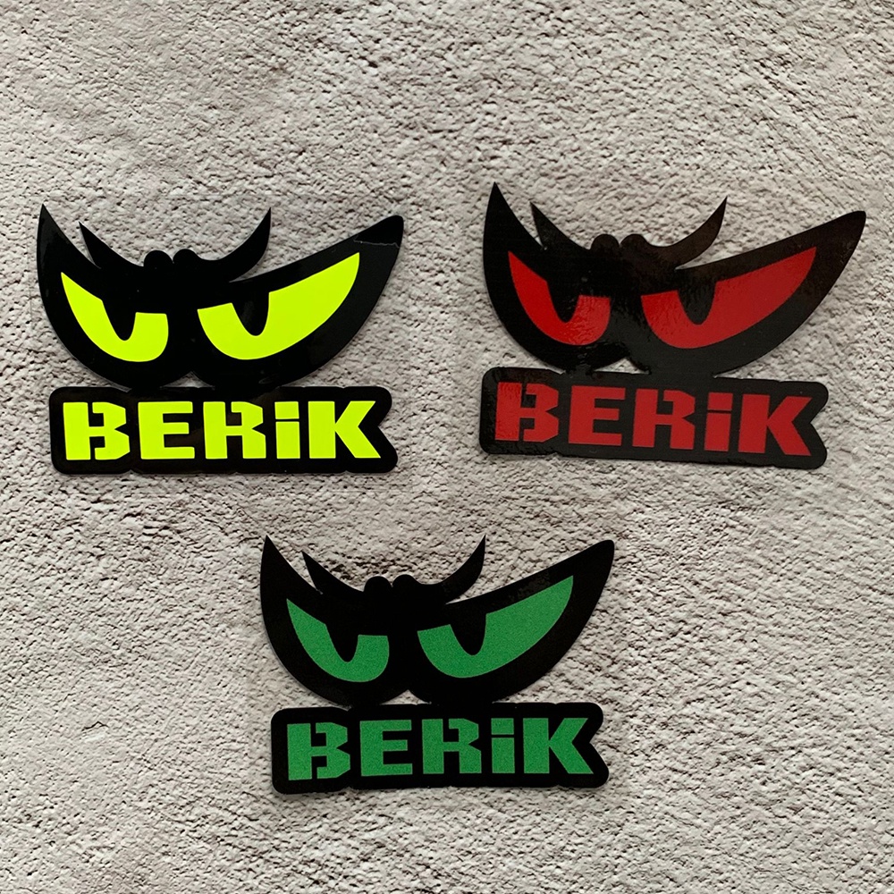 Berik juling Stiker Reflektif Sepeda Motor Dekorasi Stiker Mobil Tangki Bahan Bakar Stiker