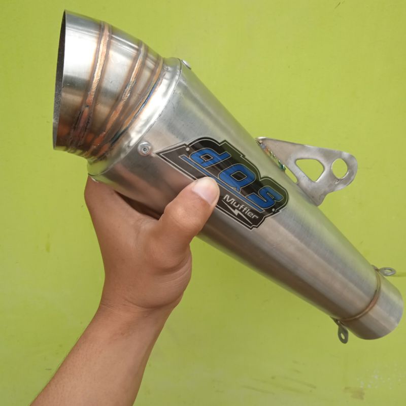 Slincer knalpot racing DOS jigsaw keong stainles sarangan setengah