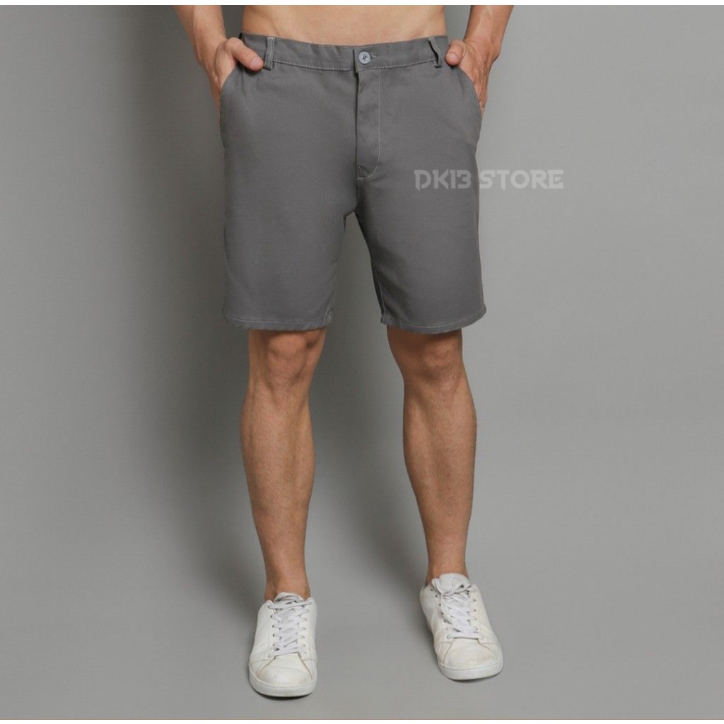 Celana Pendek Chino Pria Original Gefaliano Non Strecth Size 27-38