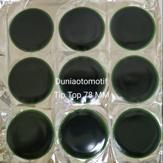 Tambalan Tip Top Maruni Hijau 78 MM