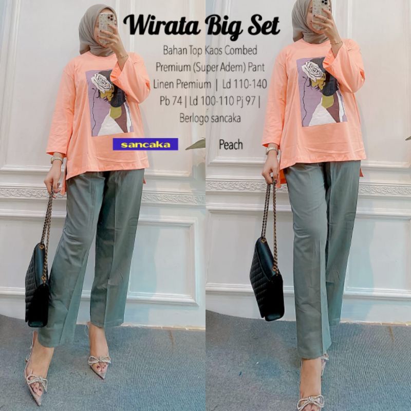 WIRATA BIG SET | SETELAN COMBED PREMIUM SUPER ADEM TERMURAH