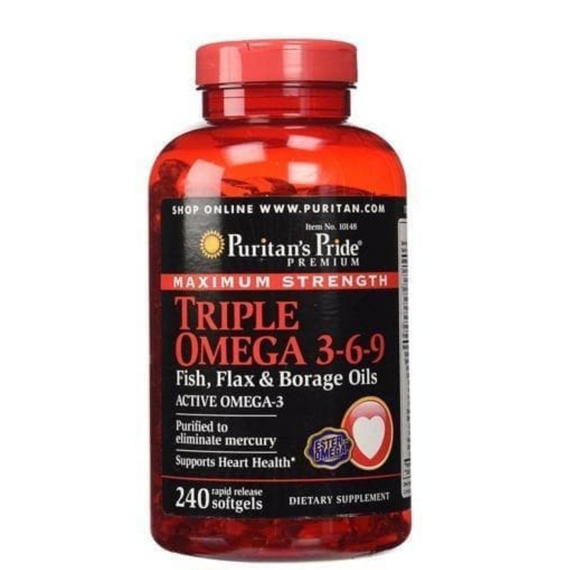 Puritan's Pride Triple Omega 369 - 240 Sofgels