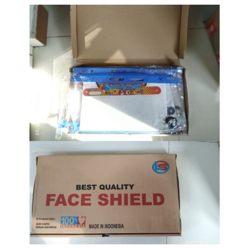 face shield anak buka tutup harga untuk 10pcs