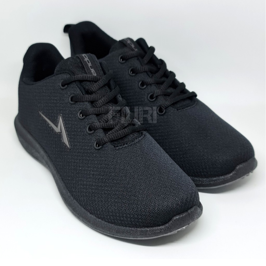 FIURI - ANDO ORIGINAL - PINO LIAM SIP 33-43 FULL HITAM - SNEAKERS SPORT KANVAS SOL KARET ANAK LAKI-LAKI - SEPATU KETS PRIA DEWASA - SEPATU OLAHRAGA LARI FITNES SENAM KERJA KULIAH SEKOLAH SD SMP SMA BERTALI COWOK MURAH PROMO DISKON BONUS KAOS KAKI