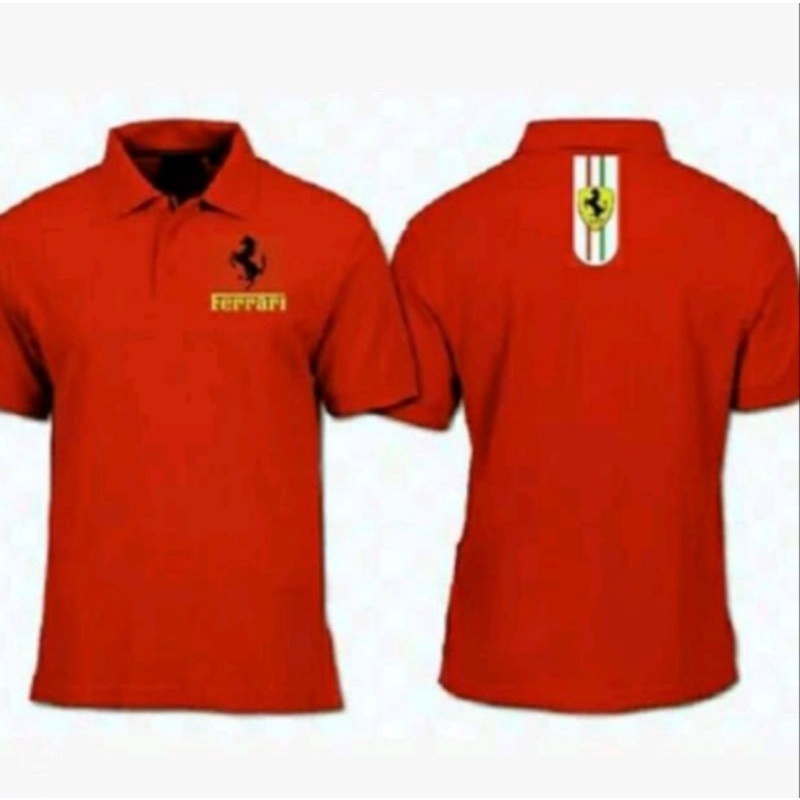 POLO SHIRT BIGSIZE 2XL 3XL 4XL 5XL 6XL FERRARI ITALIA