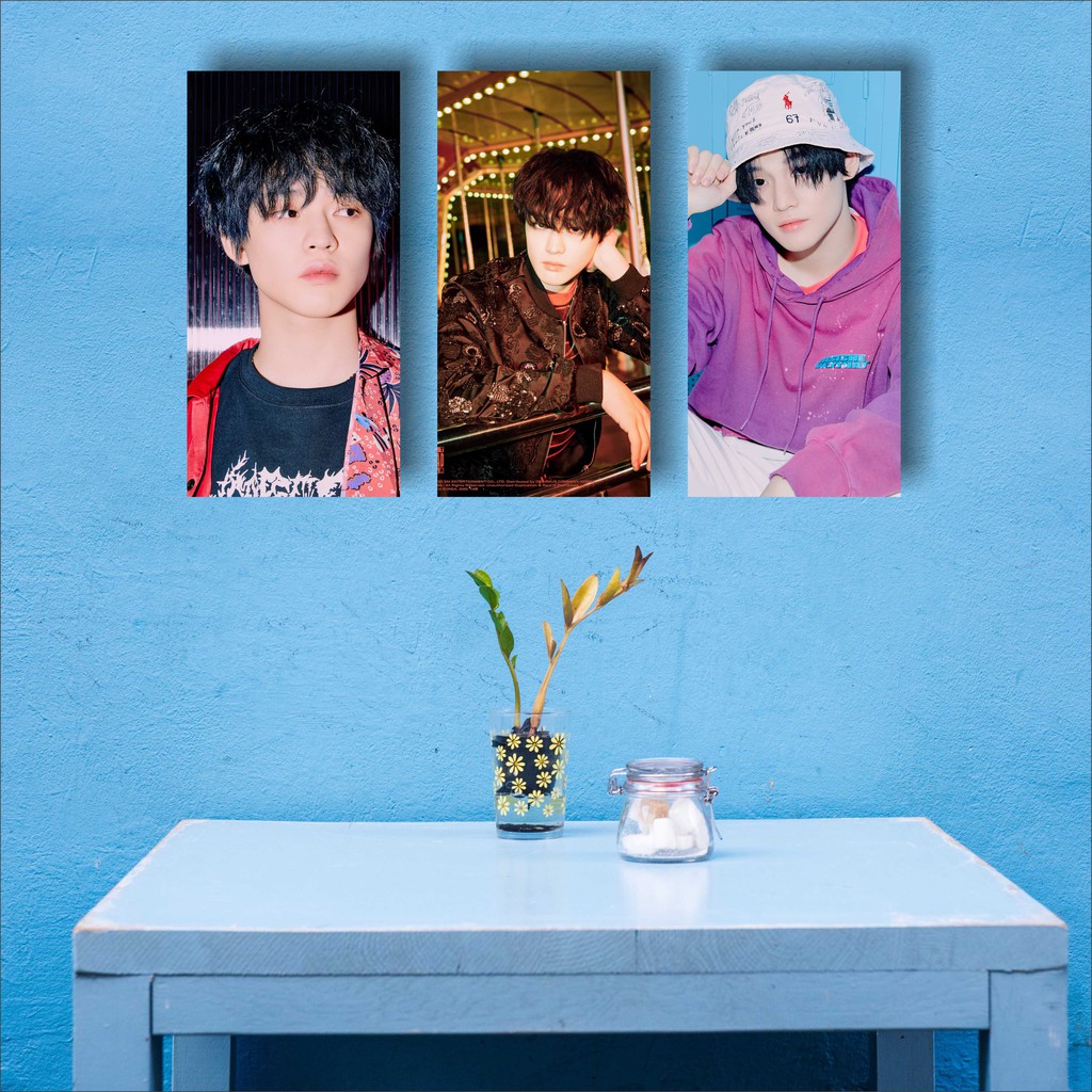 Walldecor NCT Dream Ridin Chenle Ukuran 15x30cm Wall Decor Poster Kayu Hiasan Dinding KPOP Korea