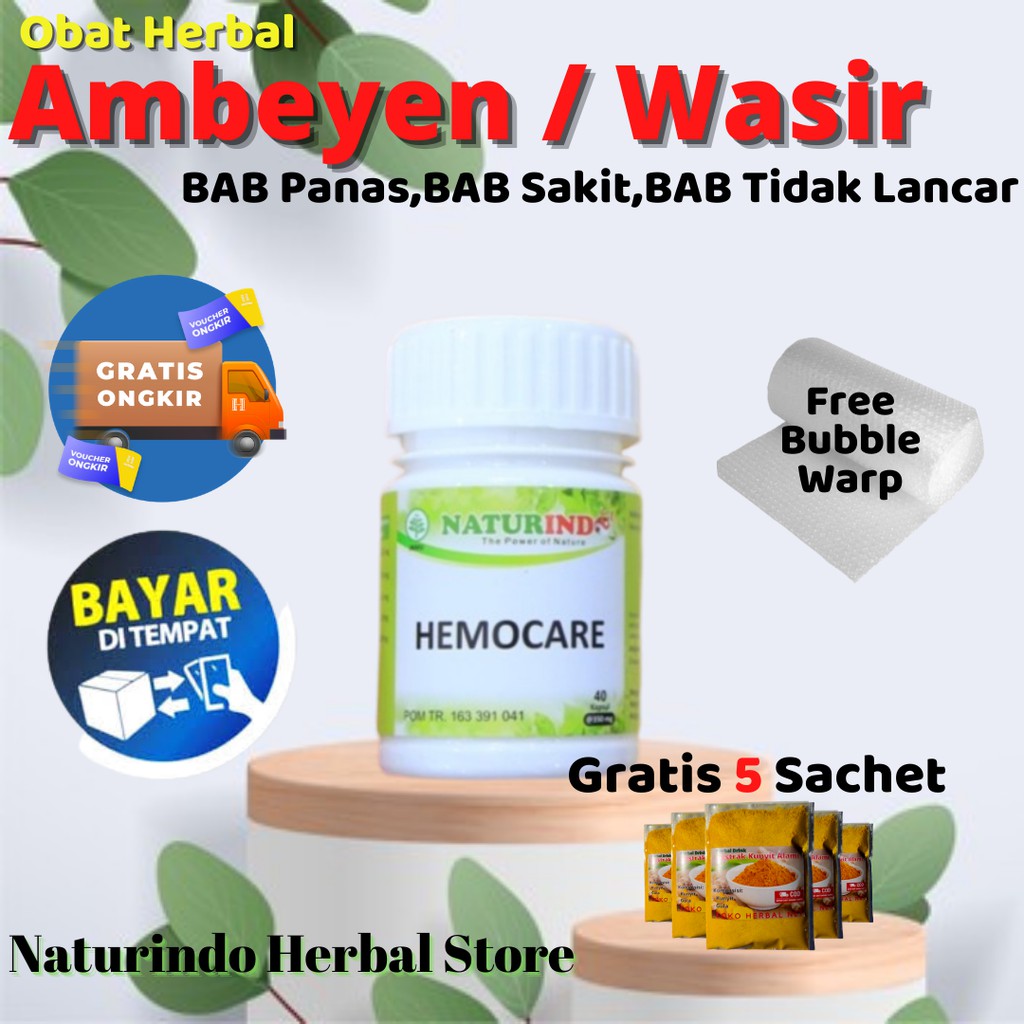 

Obat Ambeien Herbal Hemocare Naturindo