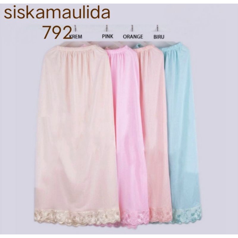 rok dalam panjang meksi androk panjang dalaman wanita