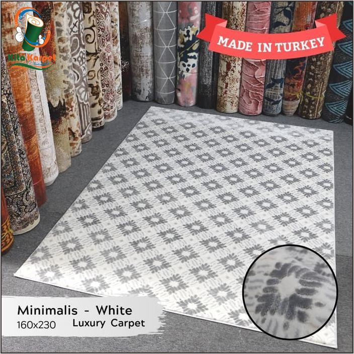 KARPET TURKI IMPOR KARPET LANTAI / KARPET BULU / KARPET MINIMALIS K2