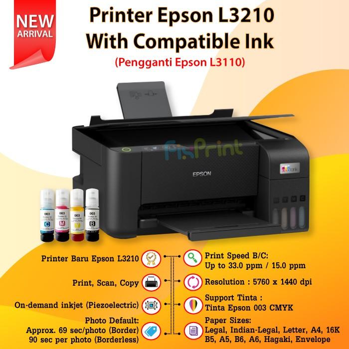 Printer Epson Ink Tank Ecotank L3110 All-In-One Pengganti Epson L360