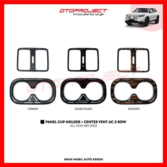 Cover Panel Cup Holder + Center Vent AC 2 Row Mobil All New HRV 2022